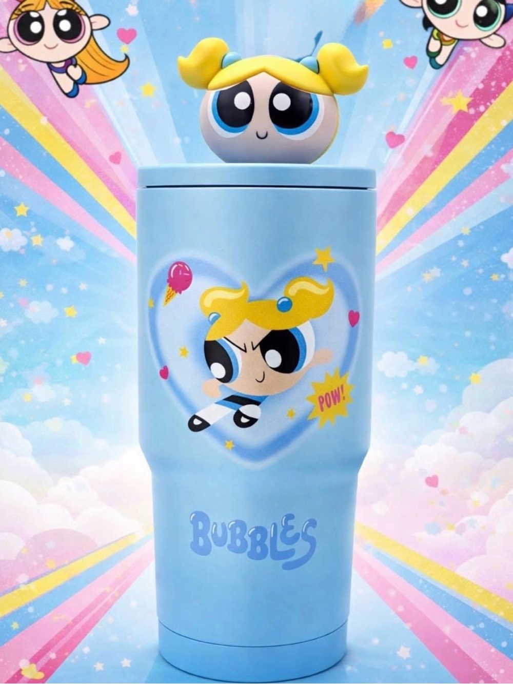 The Powerpuff Girls Collection Bubbles Stainless Steel Tumbler 30oz